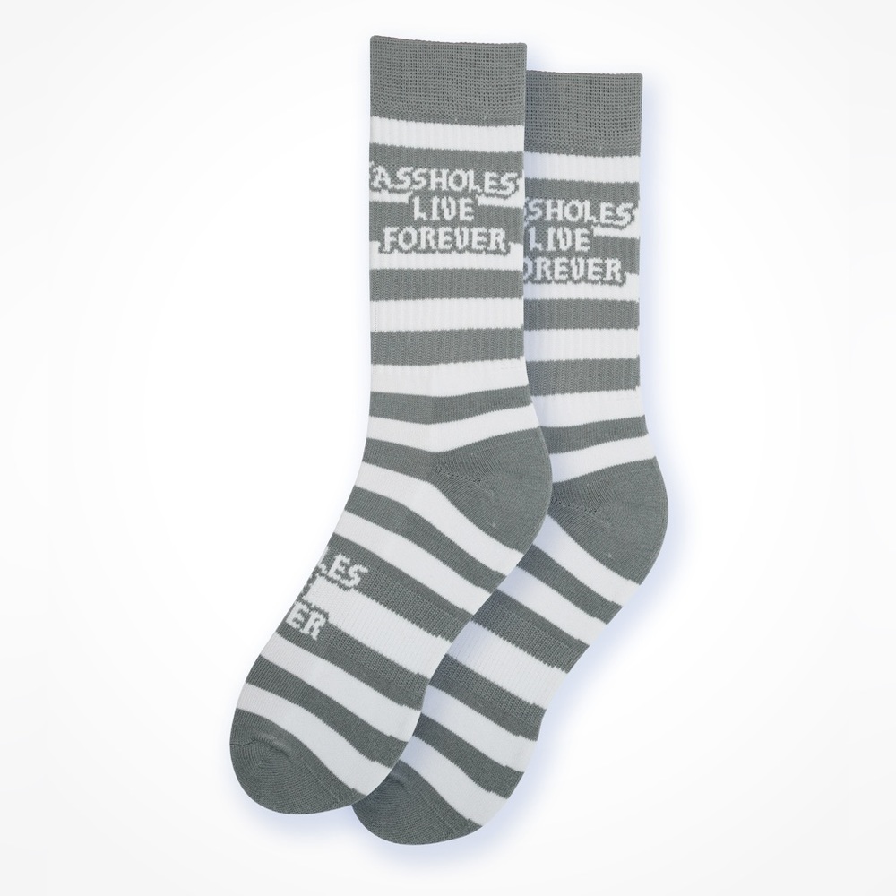 Assholes Live Forever Socks